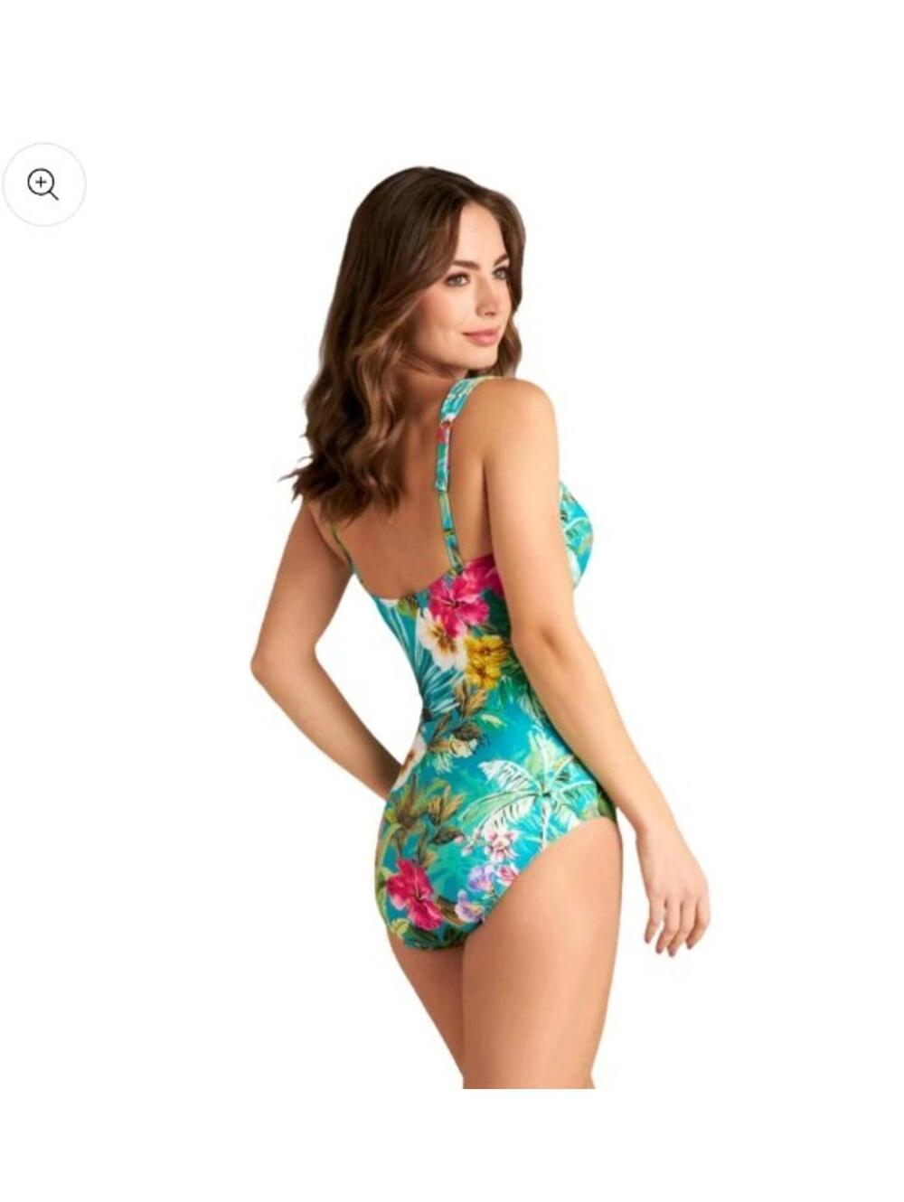 NWT Jantzen One Piece Swimsuit Tropical Size 18w